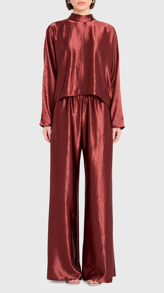 Amanda Uprichard - Mariko Wide Leg Pants