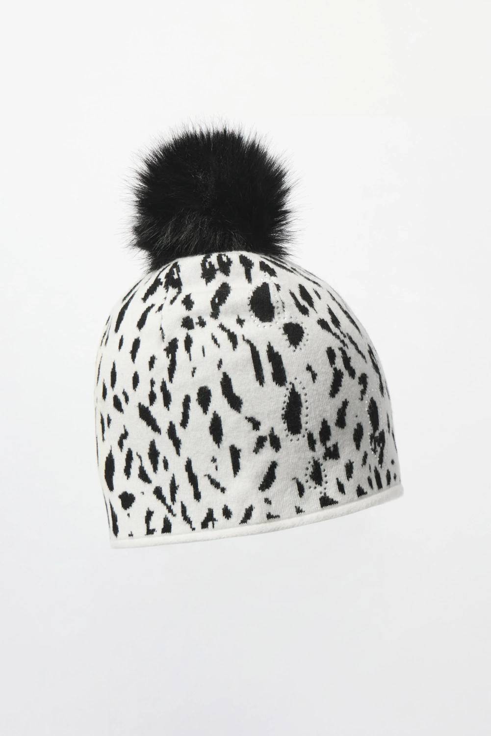 Joseph Ribkoff - Faux Fur Pom-pom Beanie