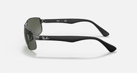 Ray Ban - Men's Full Rim Rectangular Non Polarized Sunglasses 3445 - 004 - 61