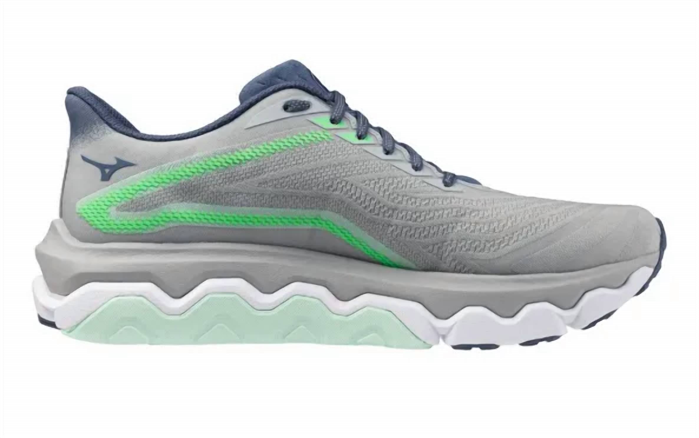 MIZUNO Men's Wave Horizon 8 Shoe in pearl blue vintage indigo - men's sneaker