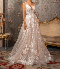 Kitty Chen Couture - Luciana A-line Lace Dress