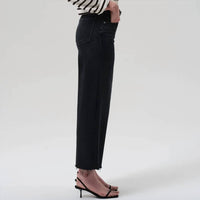 Citizens Of Humanity - Lyra Wide Leg Crop Raw Hem Jeans