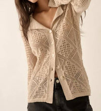 Promesa - Button Up Knit Top