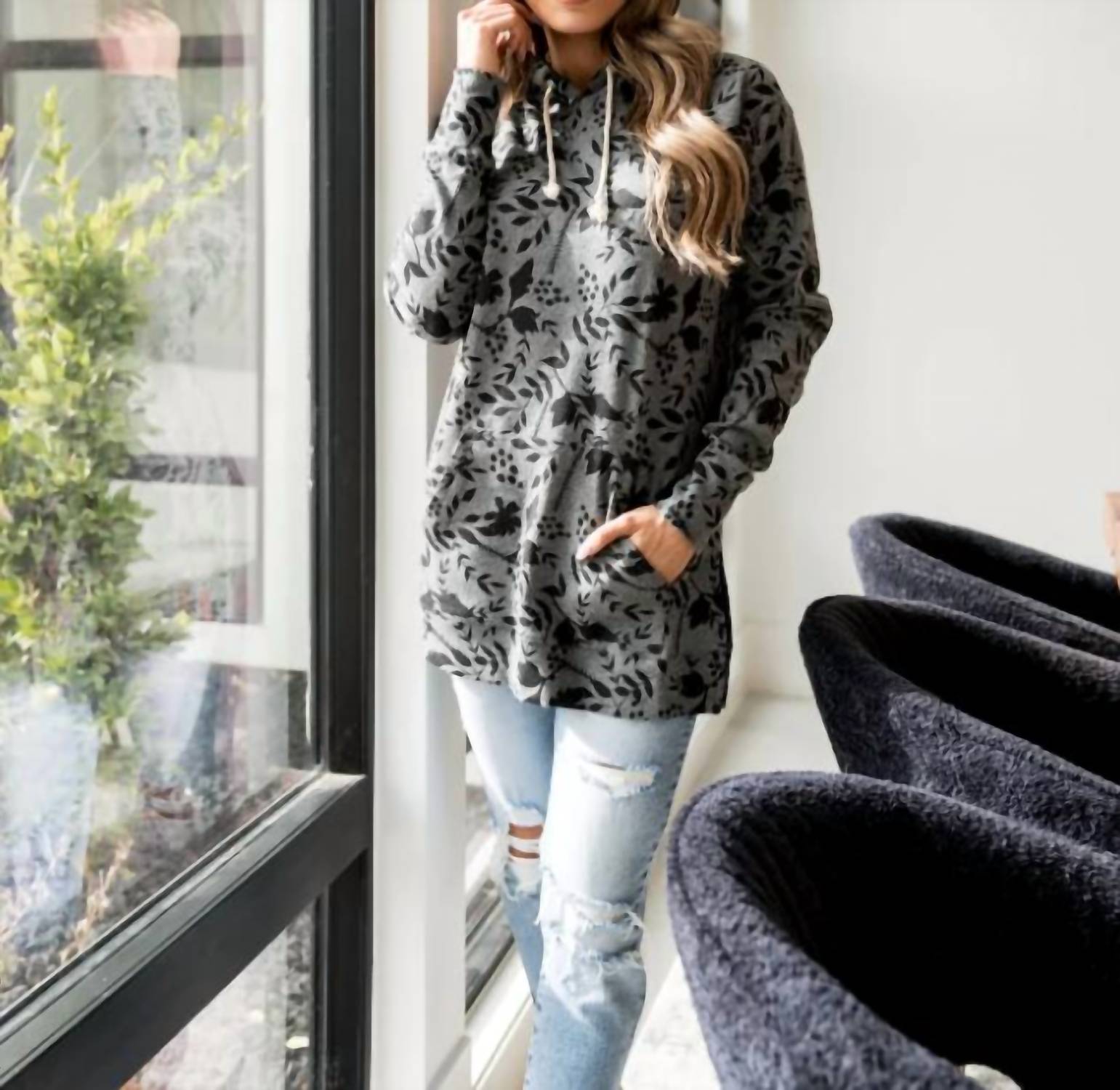 Ampersand Ave - Side Slit Hoodie