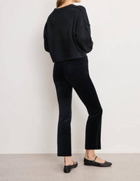 Good American - Velvet High Rise Kick Flare Pant