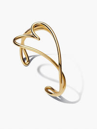 Pandora - Organically Shaped Heart Bangle
