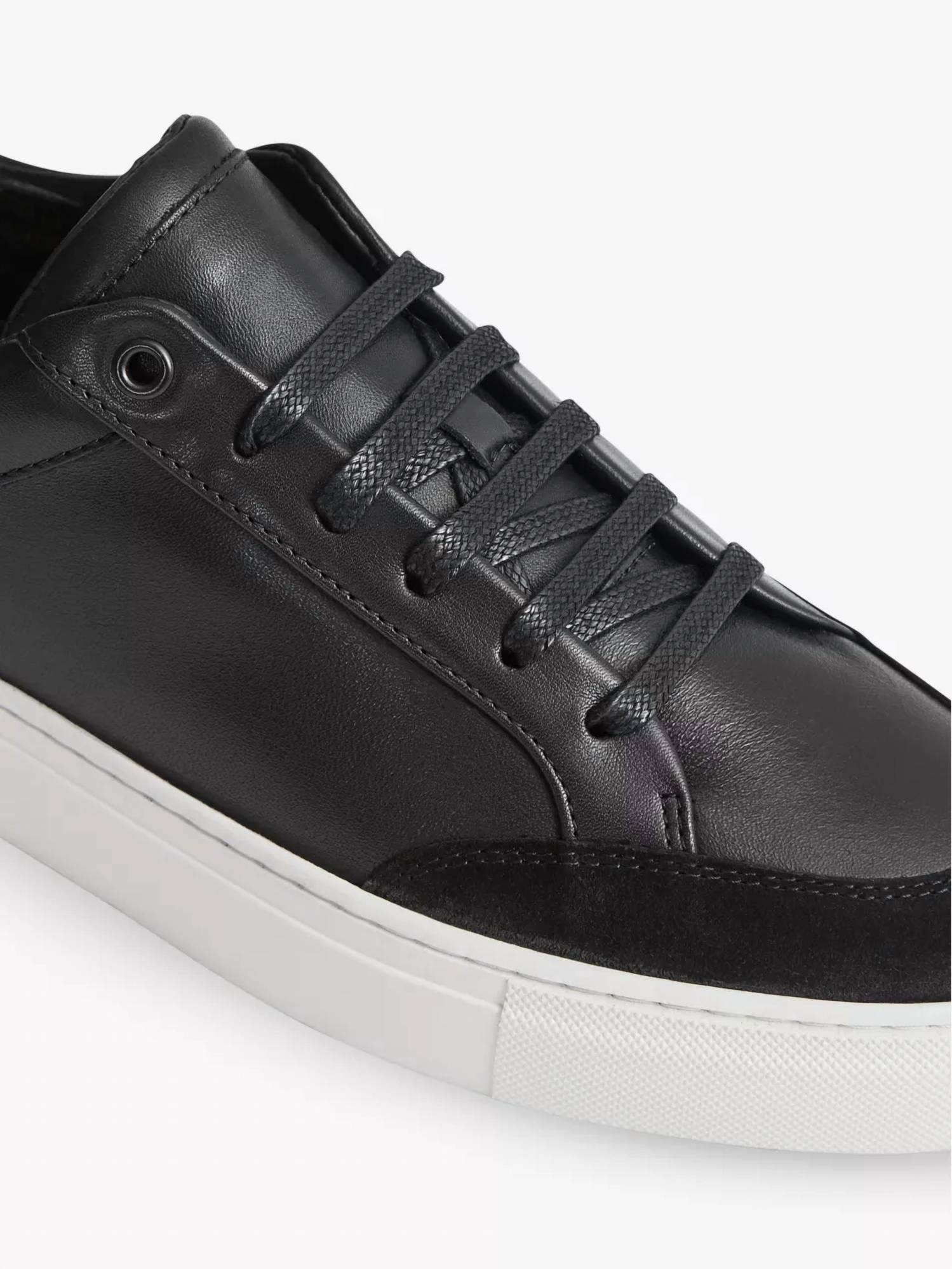 Reiss - Women’s Ashley Low Top Leather Sneaker