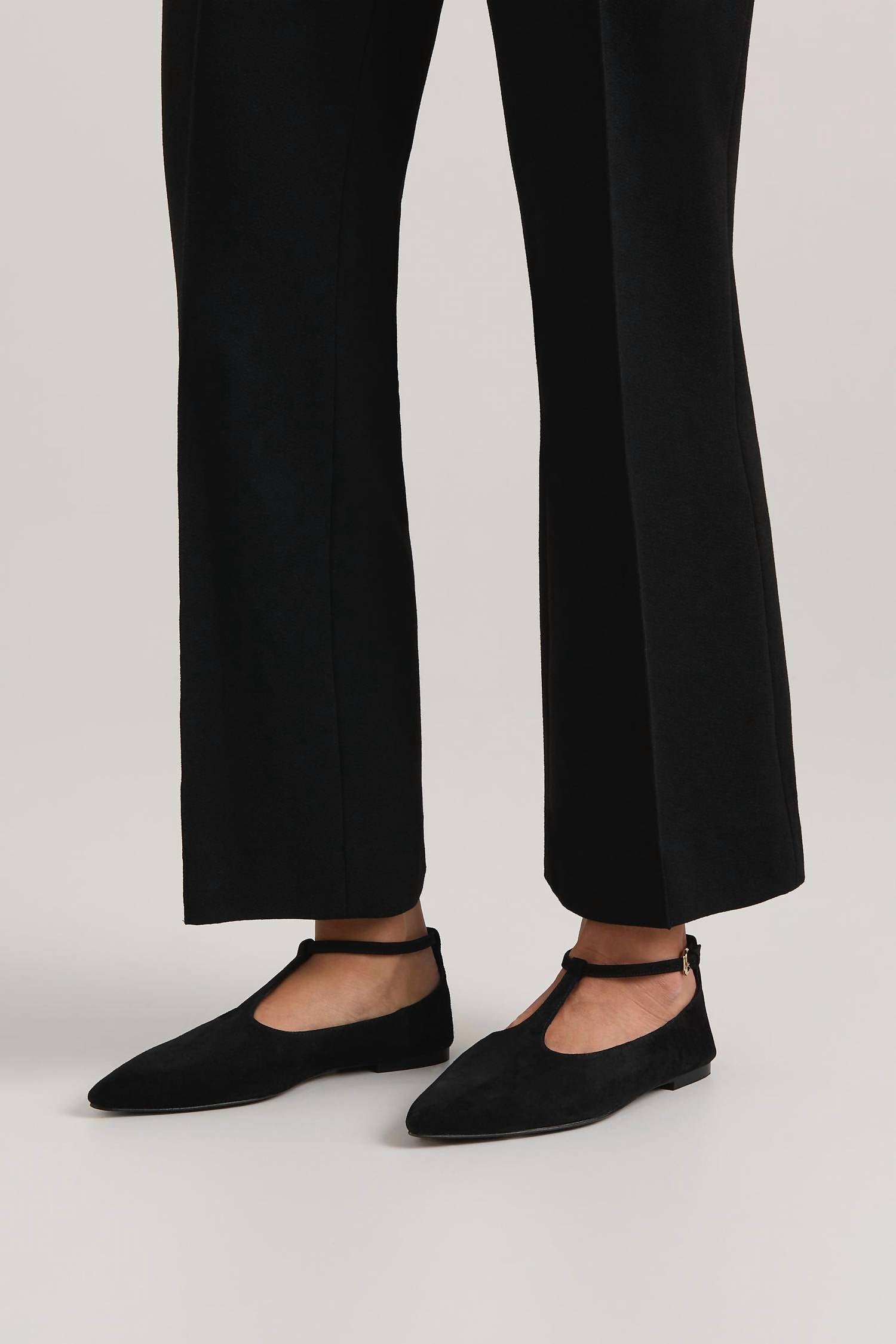 A.Emery Women's Ward Pointed Toe Flats in black - women's flats - view 4