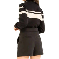 Thml - Chelsea Striped Mock Neck Sweater