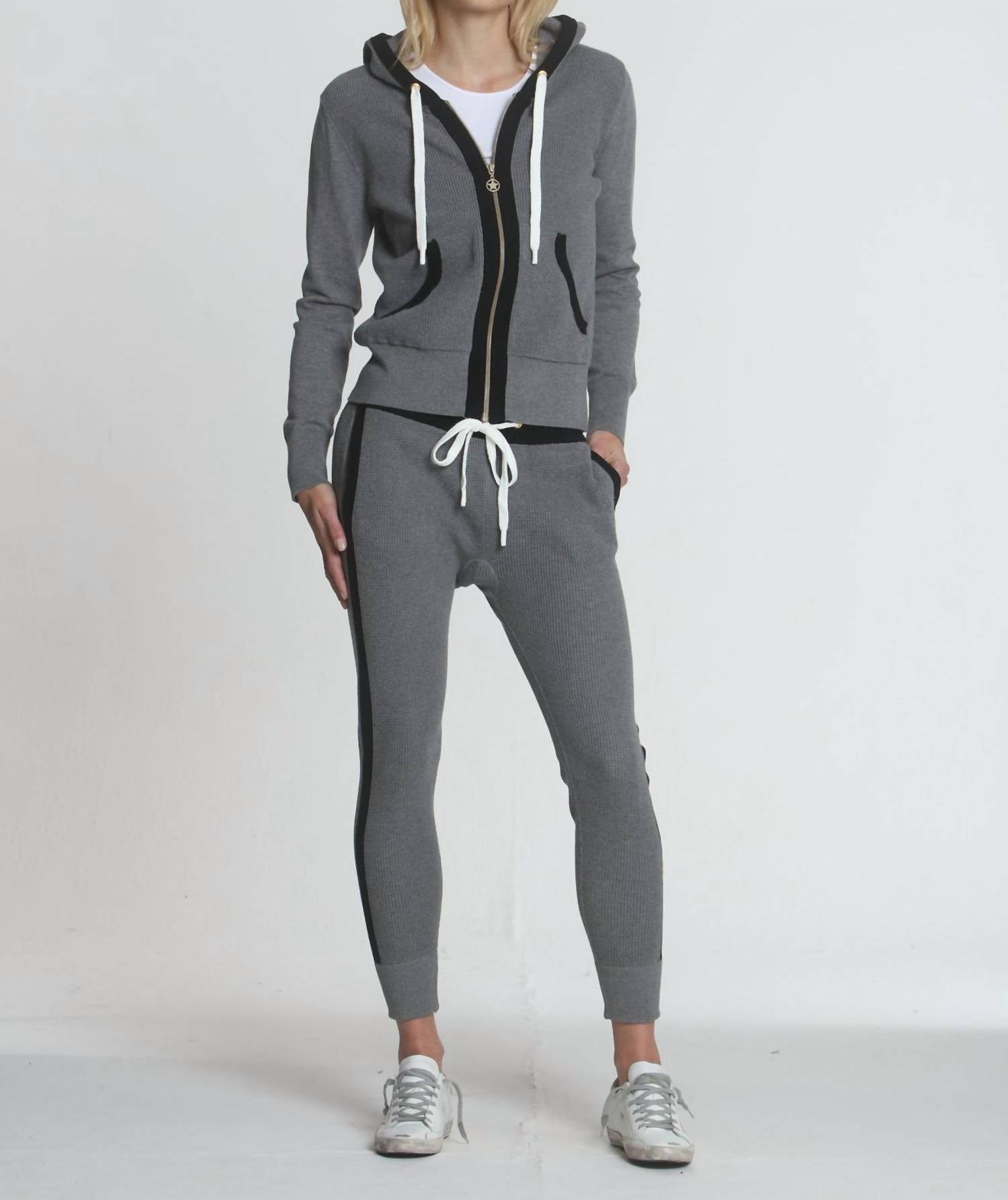 Label+Thread - Women's Slim Waffle Jogger Pant