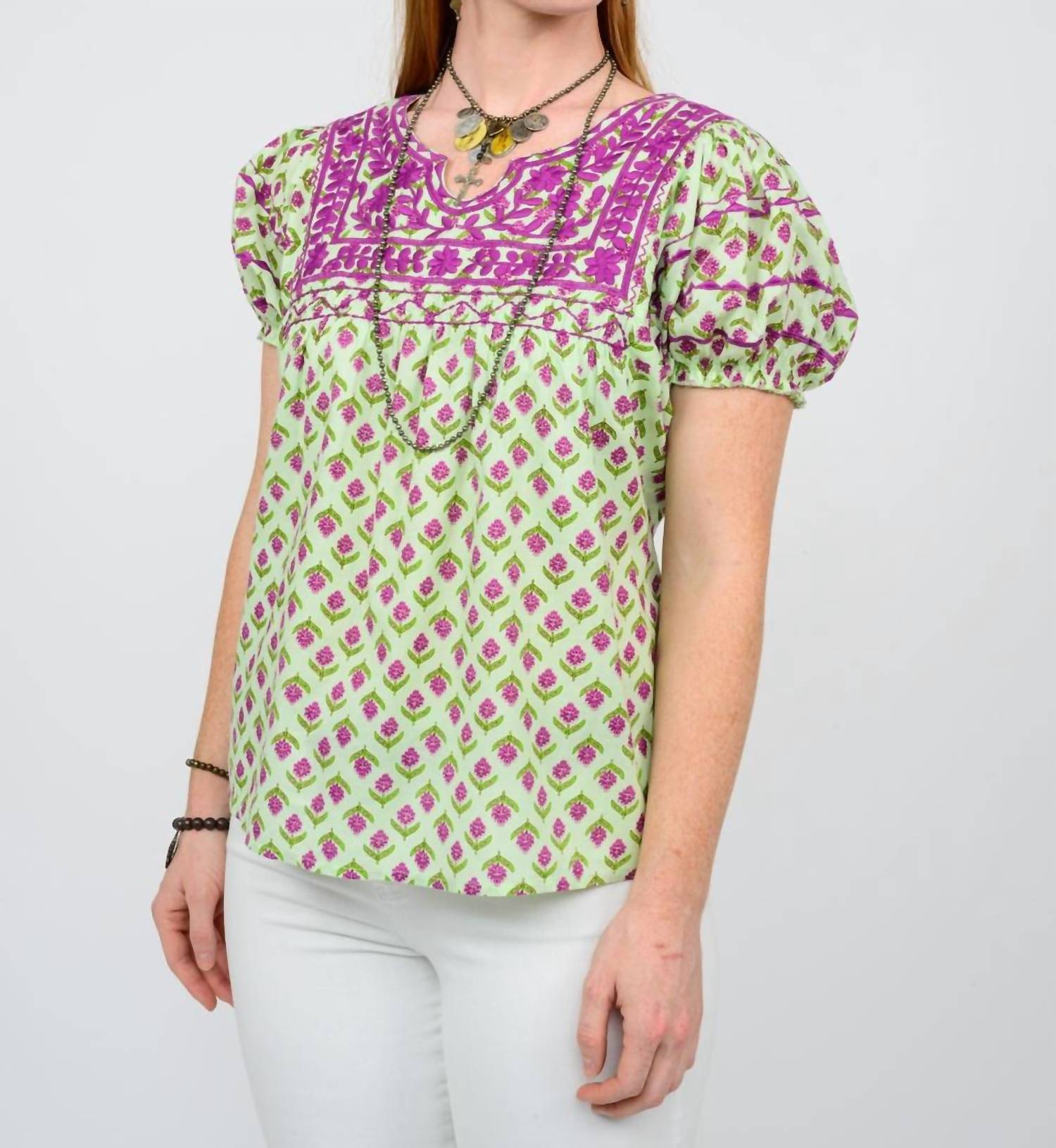 Sister Mary - Patsy Floral Top