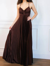 Luxxel - Pretty In Pleats Maxi Dress