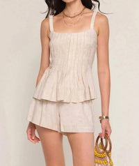 Heartloom - Sarai Top And Short Two Piece Set