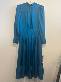 LA PRESTIC OUISTON Women's Princesse Midi Dress in peacock - women's dress