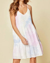 Tie Dye Eyelet Dress