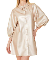 Dolce Cabo - Vicki Vegan Leather Tunic Dress