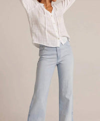 Bella Dahl - Women's Full Sleeve Raglan Button Down Shirt