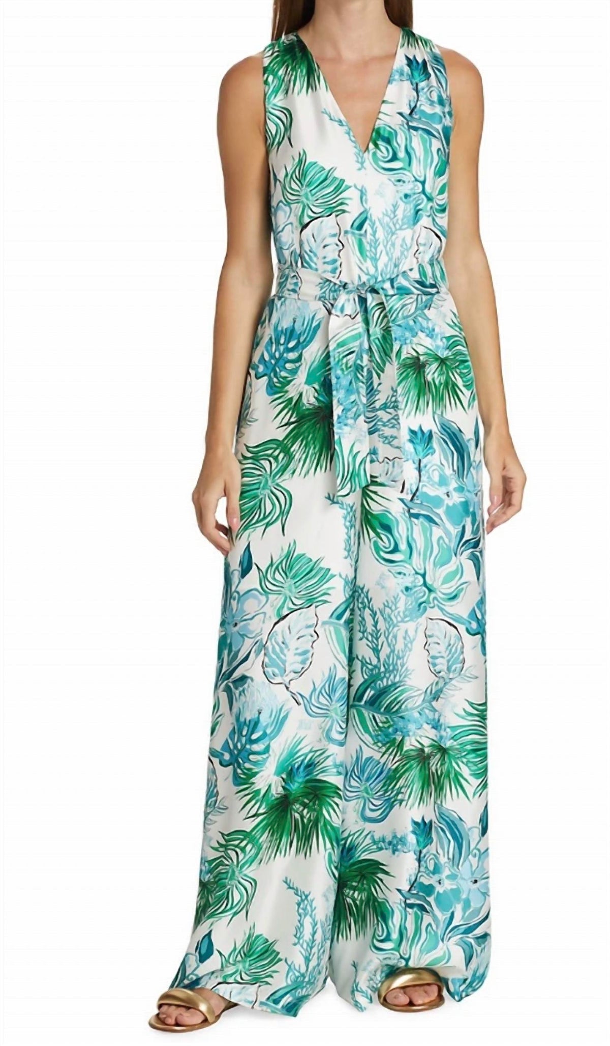 Maxmara - Kabala Floral Silk Jumpsuit