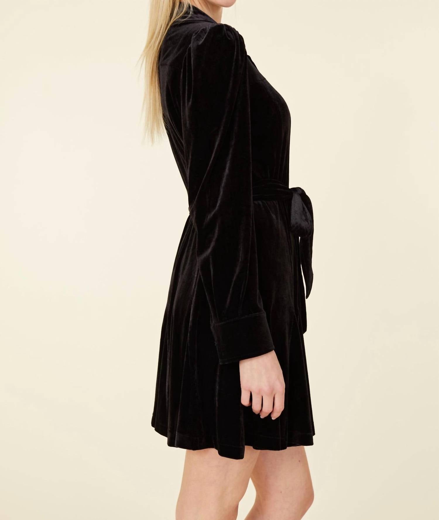 Dolce Cabo - Velvet Belted Dress