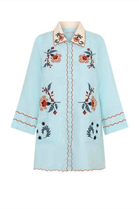 Bohemian Traders - Scallop Mini Dress