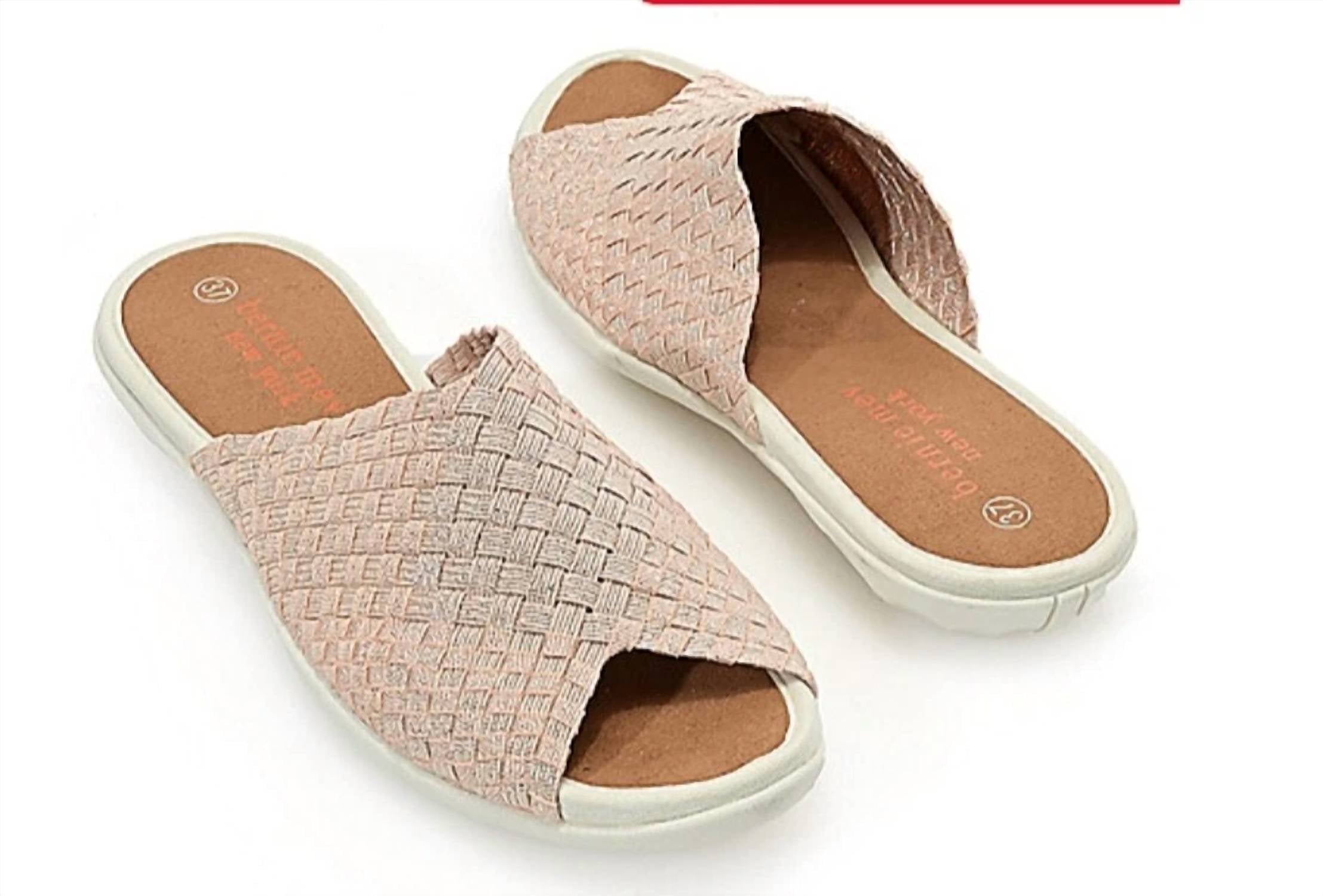 BERNIE MEV Women's Bon Bon Sandals in new blush shimmer - women's sandal