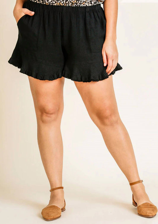 Umgee - Ruffle Hem Shorts
