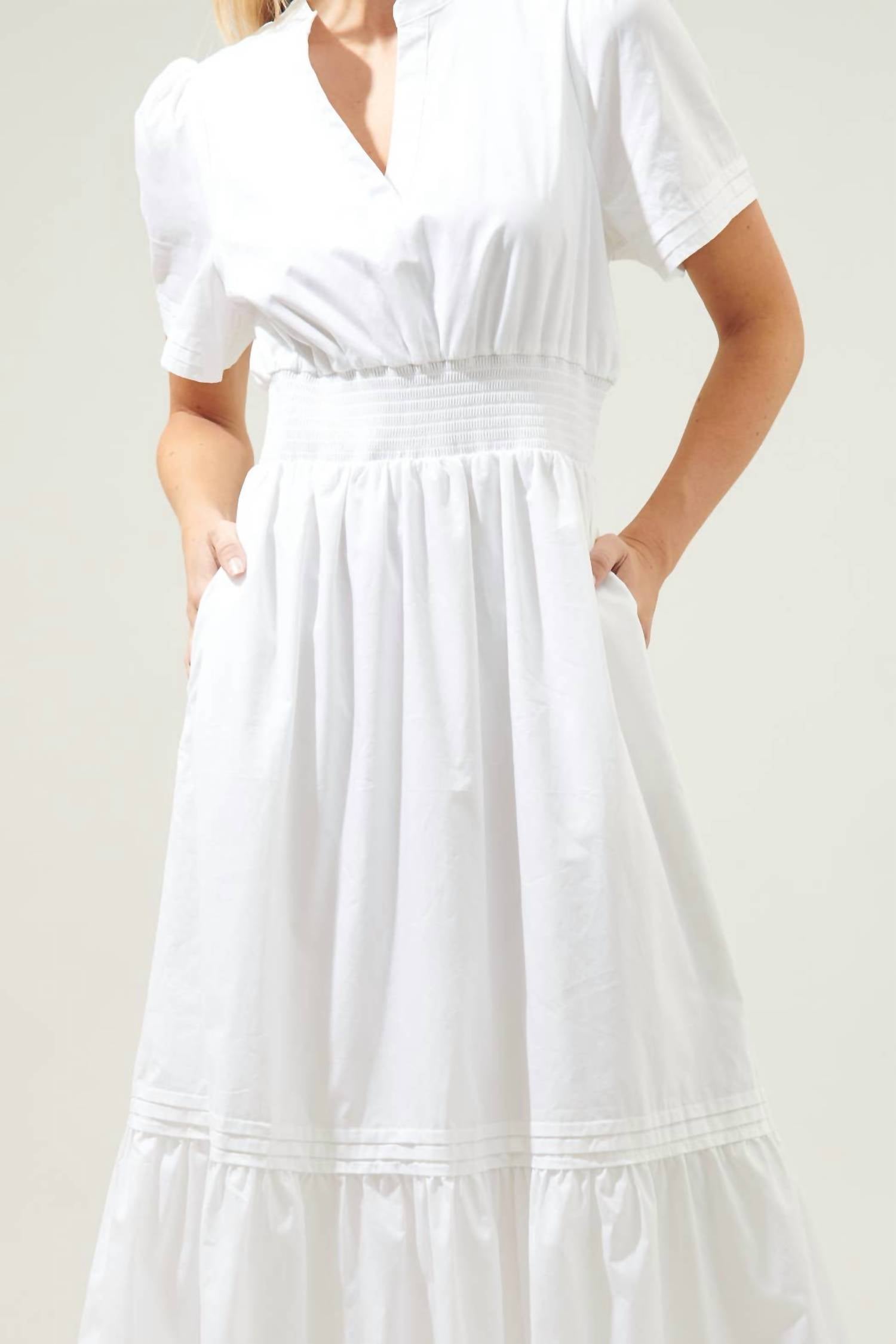 Sugarlips - Tamia Poplin Maxi Dress