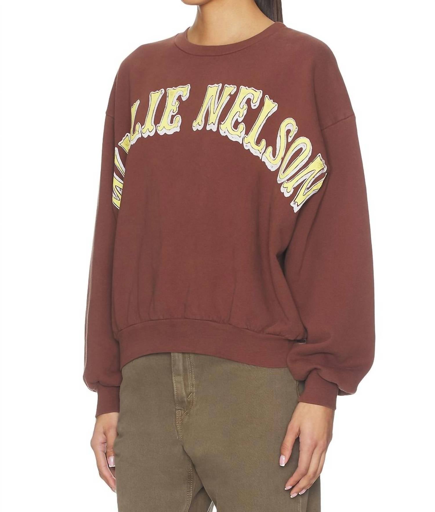 Daydreamer - Willie Nelson In Austin Oversized Sweatshirt