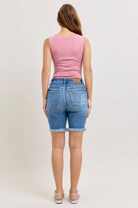 Judy Blue - High Waist Bermuda Denim Short