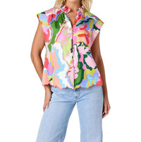 Crosby By Mollie Burch - Fritzy Button Front Top