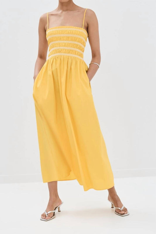 Pistola - Bianca Smocked Bodice Dress