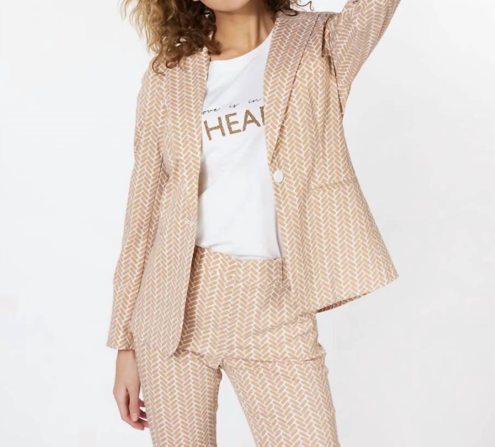 Esqualo - Sienna Stretch Block Blazer
