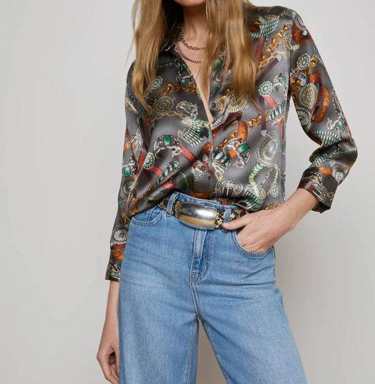 L'Agence - Dani Silk Blouse
