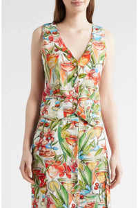 Farm Rio - Cocktail Print Linen Vest