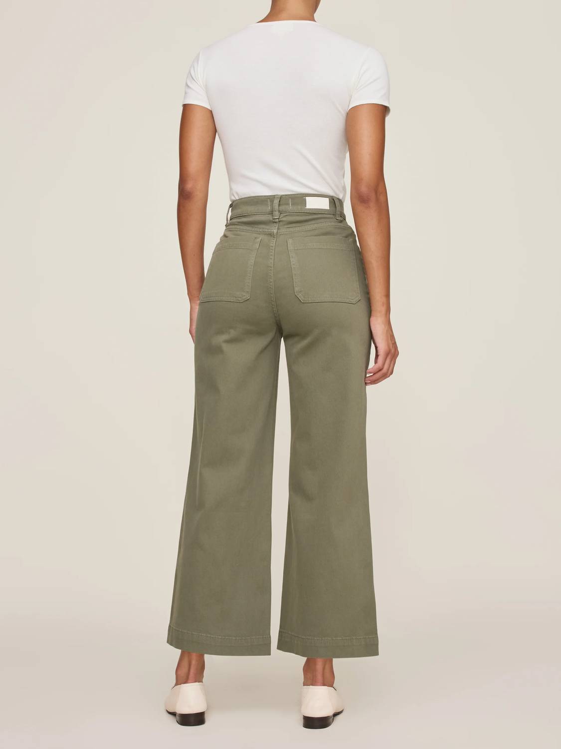 Dl1961 - Women'S - Hepburn Wide Leg High Rise Ankle Pants