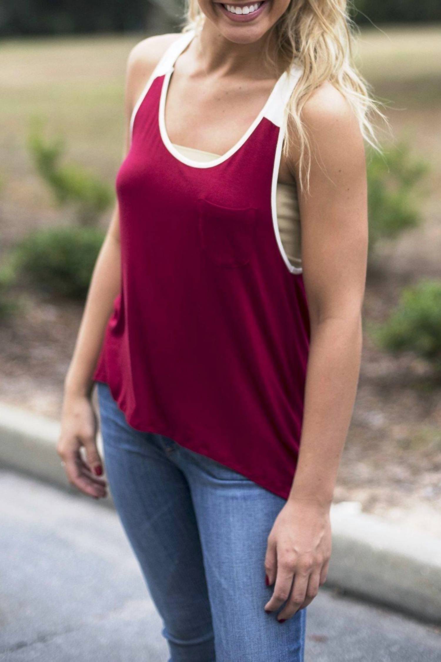 Color Block Tank