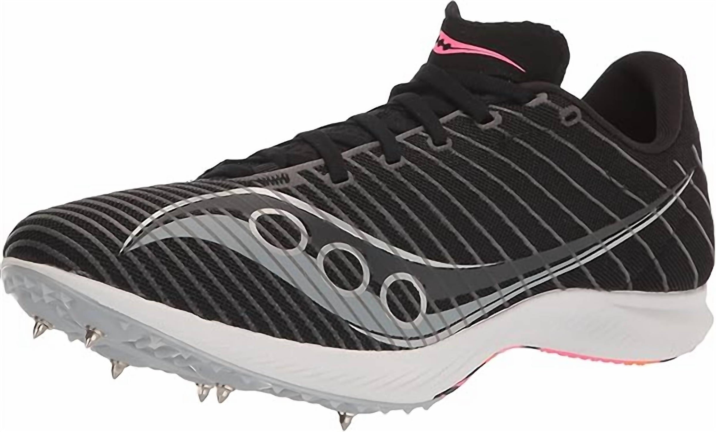 SAUCONY Men's Velocity Mid-distance Track Shoes in black - men's shoe
