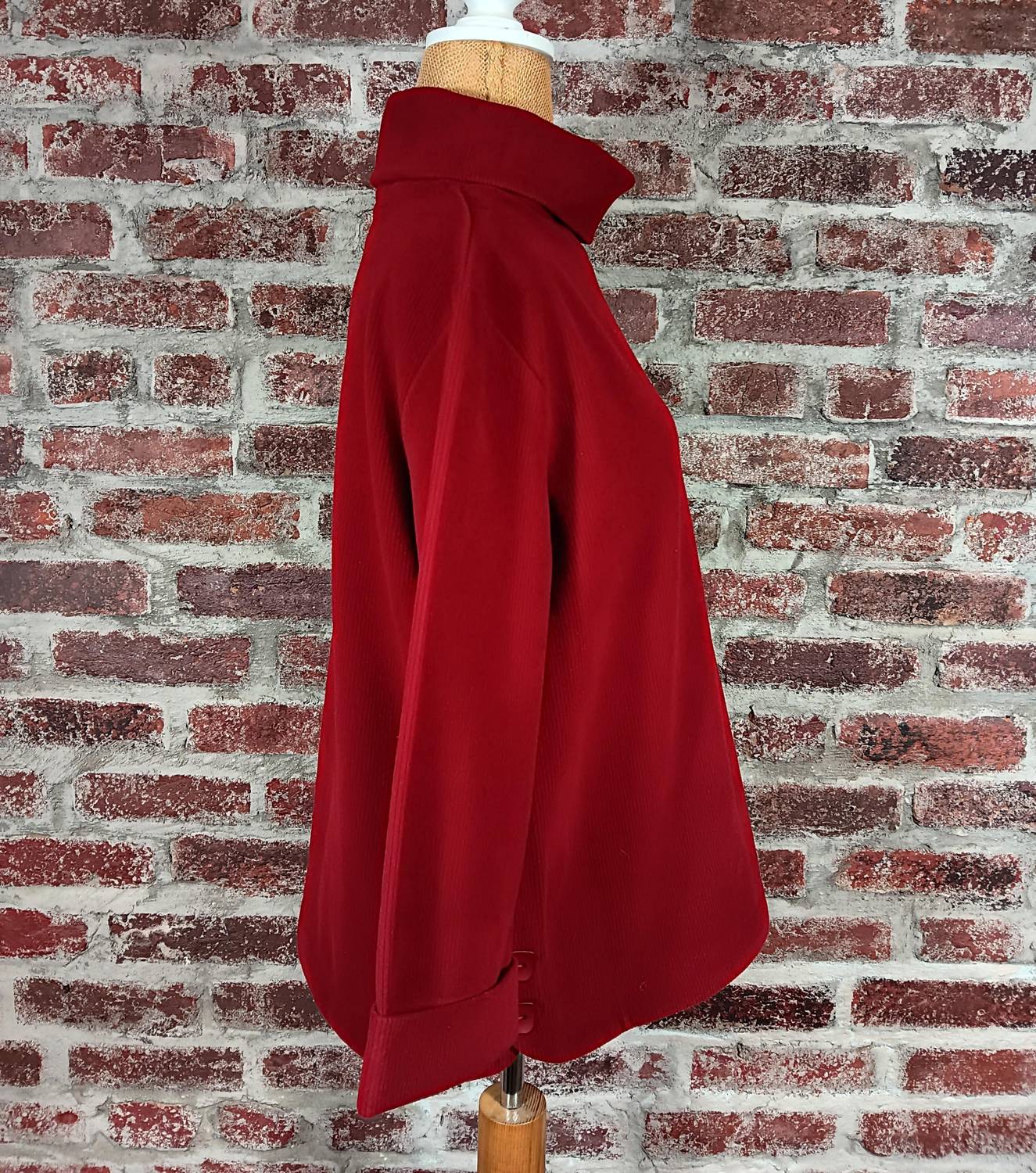 Multiples - Women's Turtleneck Side Button Top