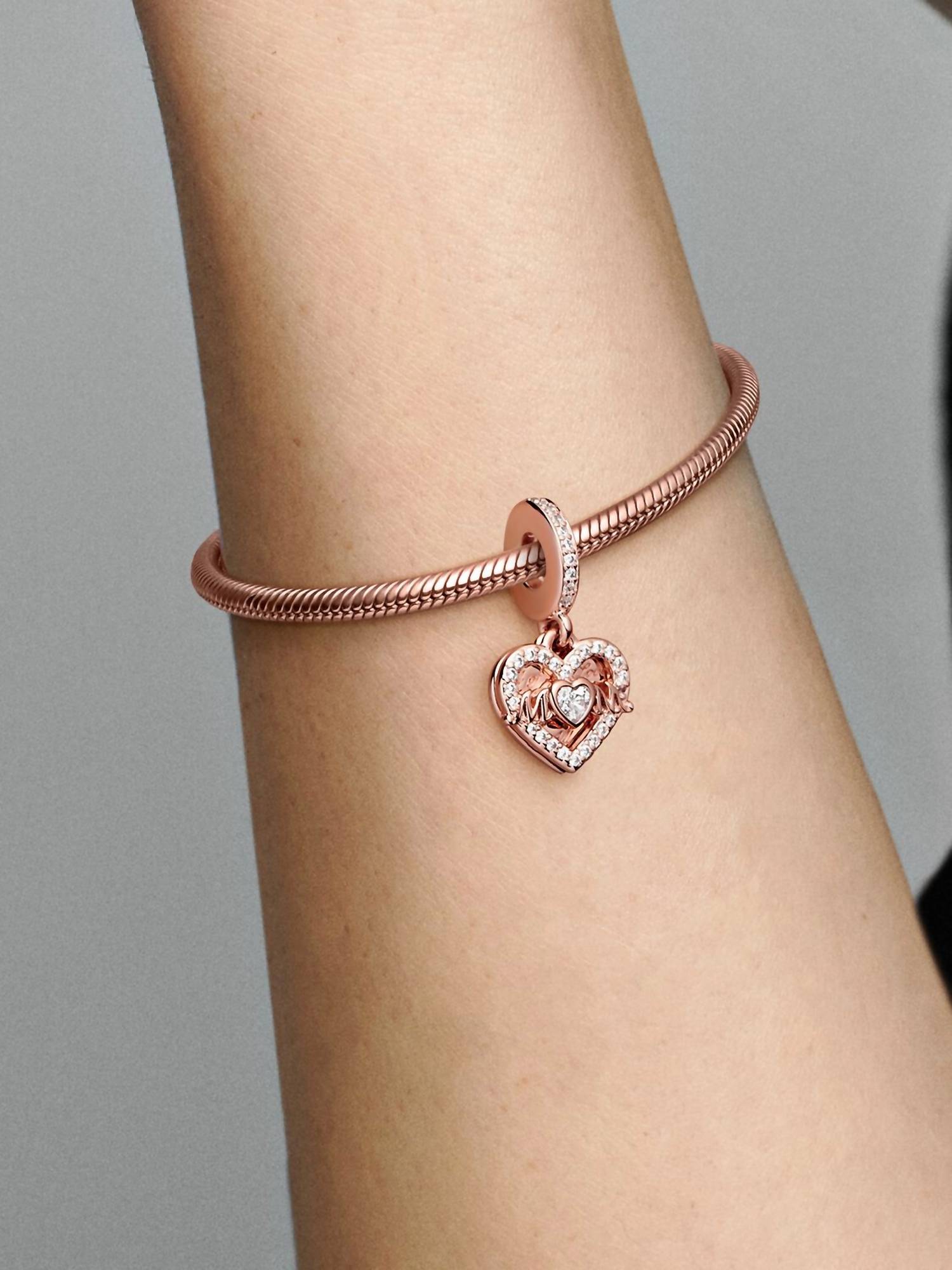 Pandora - Heart & Mom Dangle Charm