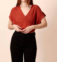Elan - Brooks V-neck Top