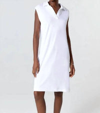 Majestic Filatures - Organic Cotton Terry Sleeveless Polo Dress