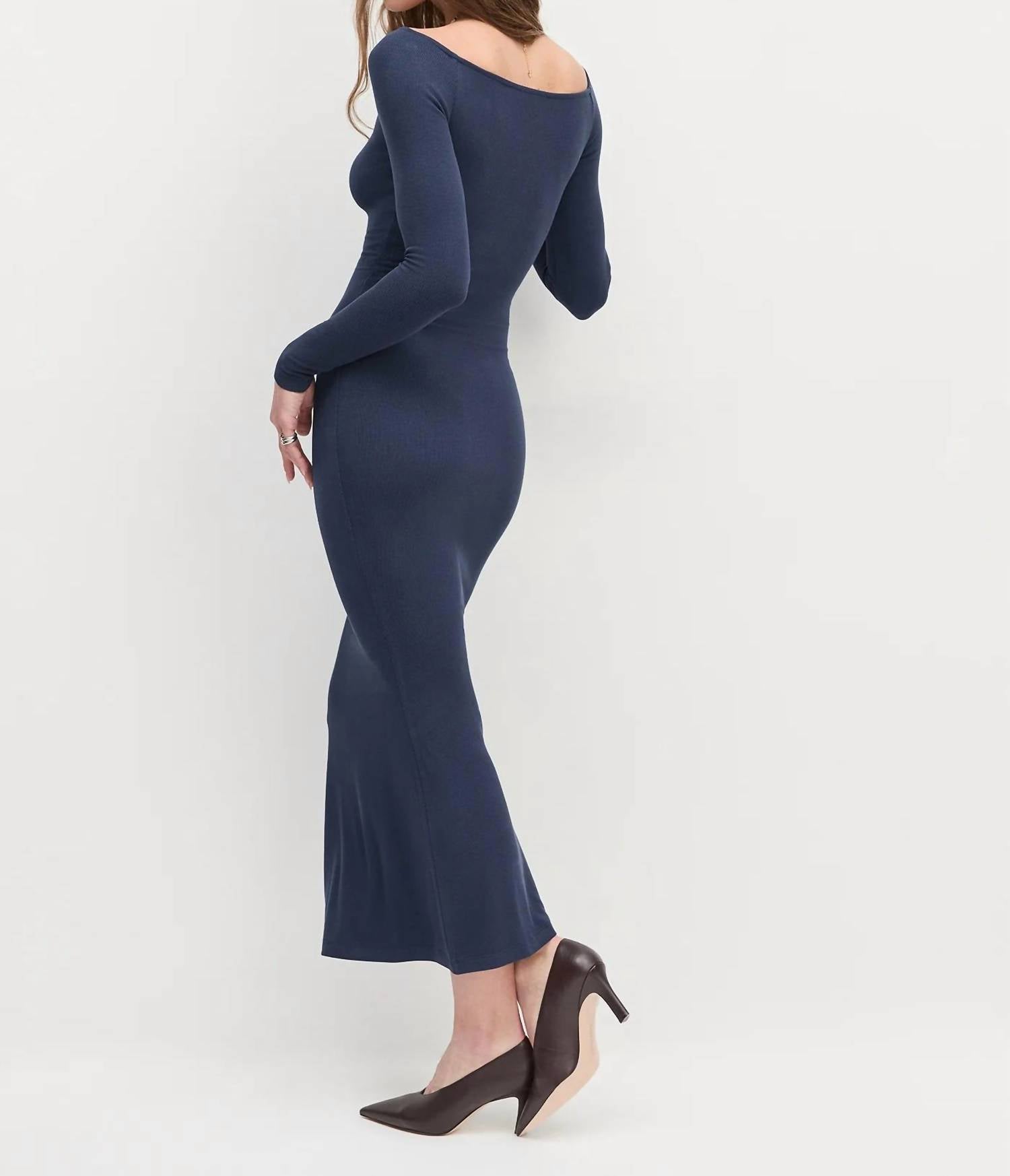 Favorite Daughter Sara Maxi Dress in navy - women's dress - view 4