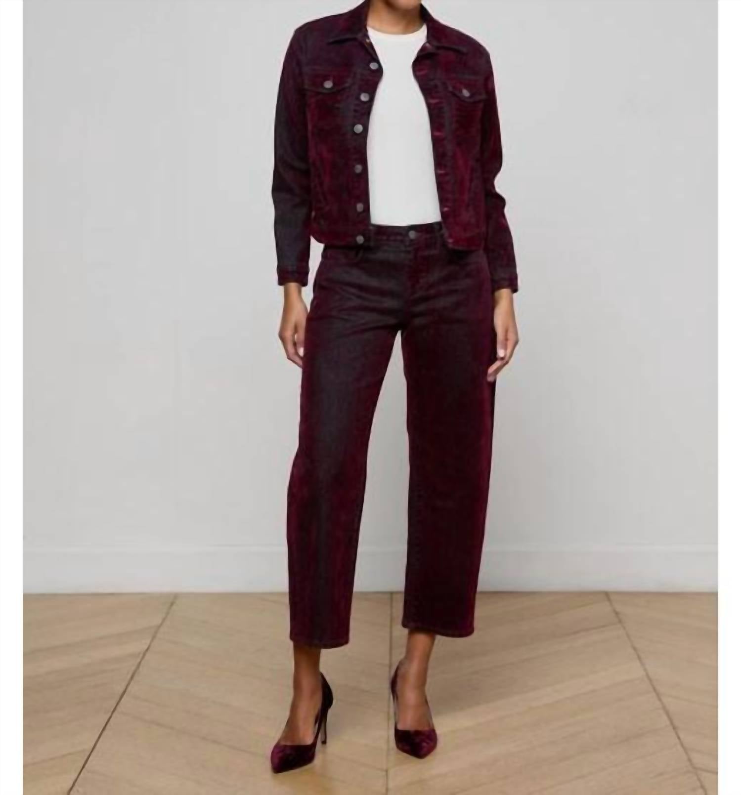 L'Agence - Maven Stretch Denim Slim Jacket
