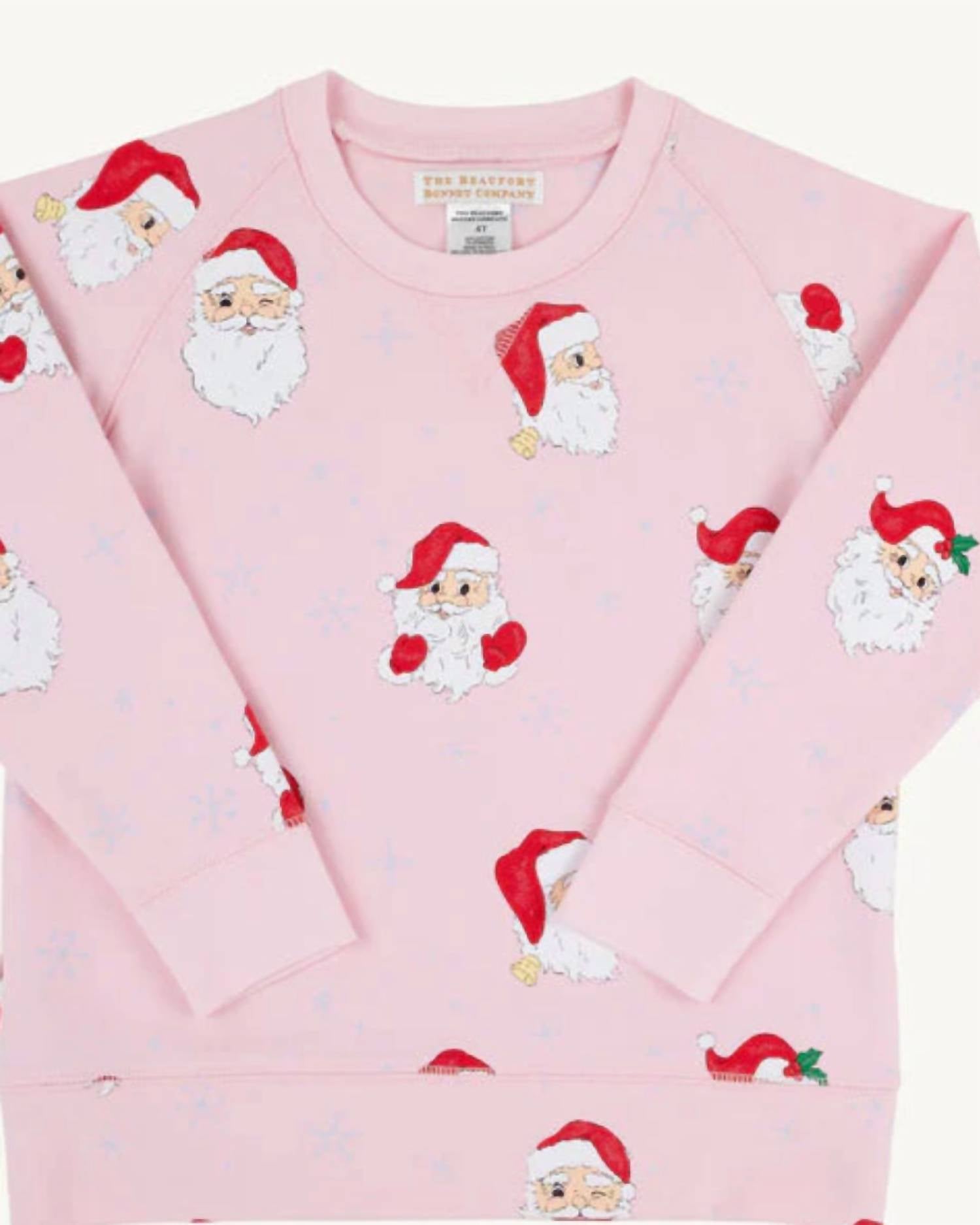 The Beaufort Bonnet Company - Girls' Dear Santa Cassidy Comfy Crewneck Sweater
