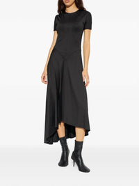 Victoria Beckham - Fluid Drape Asymmetric-hem Midi Dress
