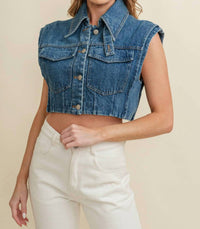 Cloud Ten - Canyon Cutoff Button Up Vest