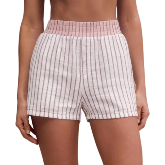 Z Supply - WOMEN'S HANG OUT STRIPE BOXER SHORTS