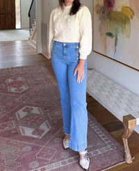 Davi & Dani - Pearl Blossoms Sweater