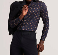 Ted Baker - Olufar Ditsy Floral Print Cotton Shirt