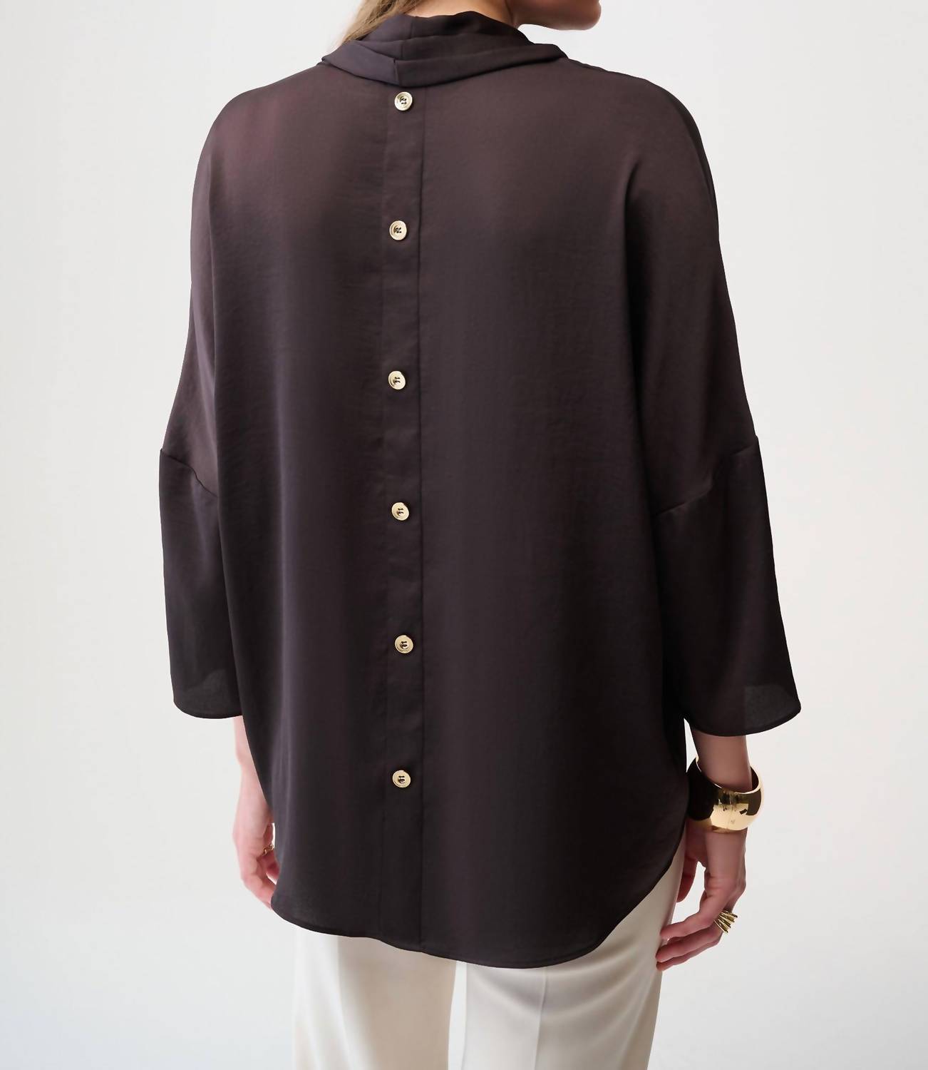 Joseph Ribkoff - Recycled Satin Boxy Tunic Top